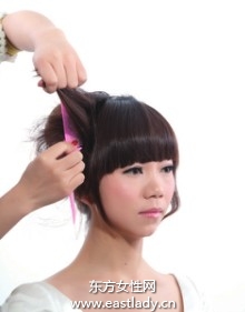 时尚短发造型很有公主范