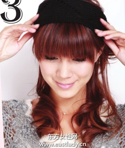 娃娃式混合长卷发给人娴静淑女感觉