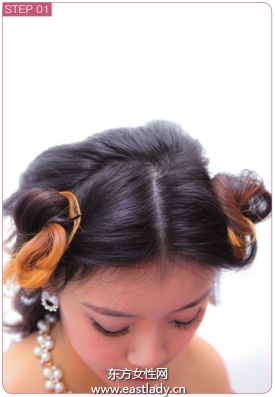 韩式刘海发型清甜中带着性感