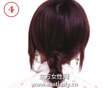 辫子的编法图解之自然随性反编辫