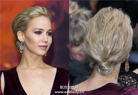 跟珍妮佛劳伦斯学发型设计 短发也可这么酷