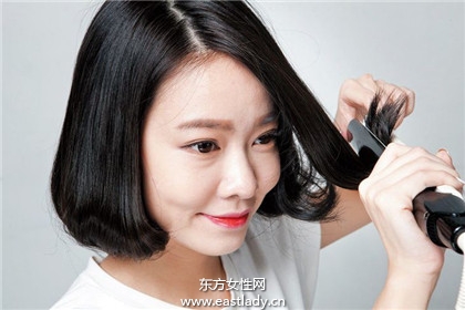 韩系「翘」丽短发 变身性感小女人