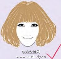 长形脸女生适合的发型设计