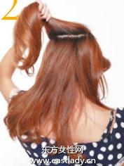 2013最新海军风高翘散发发型 时尚俏丽