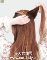 日系娱蚣辫+蝴蝶结发型 上班族扮靓好选择