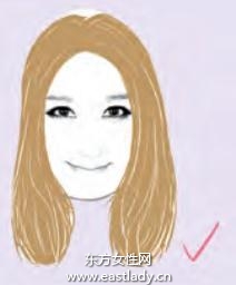 圆形脸女生适合的发型设计