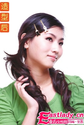 清新无邪中长发发型设计 清新中带着一丝甜美