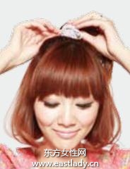 娃娃头式高马尾发型设计打造自然系乖乖女