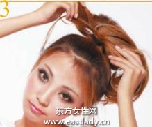 2013最新发型华丽甜美感花苞头