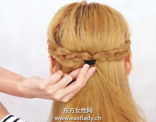 可爱加股辫成就淑女风