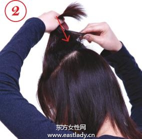 梳编法发型设计打造让秀发具有平衡感并且美观