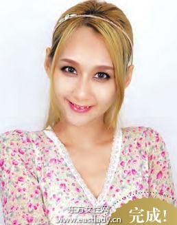 上班族公主头发型设计令头部线条更好看