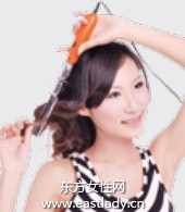  S 形大波浪卷发发型设计