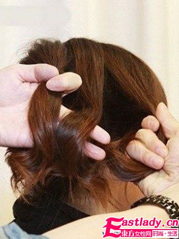 【盘发图解】十分钟搞定甜美韩式盘发造型