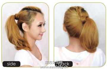 最新侧边马尾发型设计 给人可爱俏皮的感觉