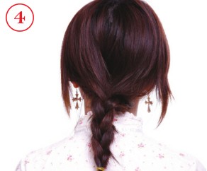 DIY蓬松复古正编辫