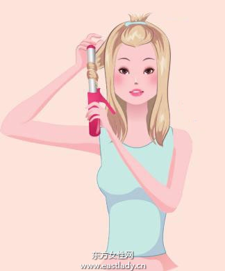 时尚蓬松卷发发型让面部轮廓变得生动起来