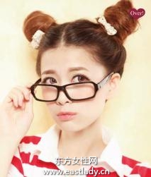 双团子高束发发型设计帅气又迷人