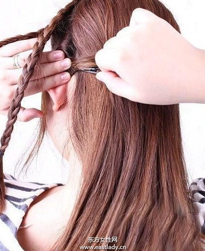 麻花辫另类编法演绎不一样的风情