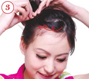 2012新款马尾辫的扎法 大脸变小脸