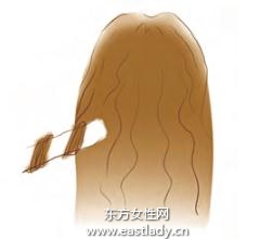 适合卷发美女的马尾发型造型