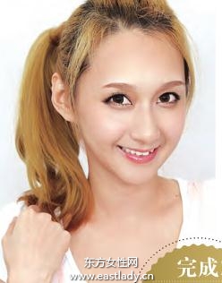 最新侧边马尾发型设计 给人可爱俏皮的感觉