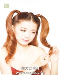 最新双马尾辫发型造型可爱极了