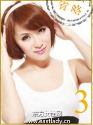 用麻花辫做出甜美短发造型