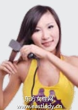 顺直披肩长发更显女性坚毅俏皮