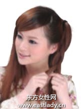 2013韩式歪歪辫发型设计简单且迷人