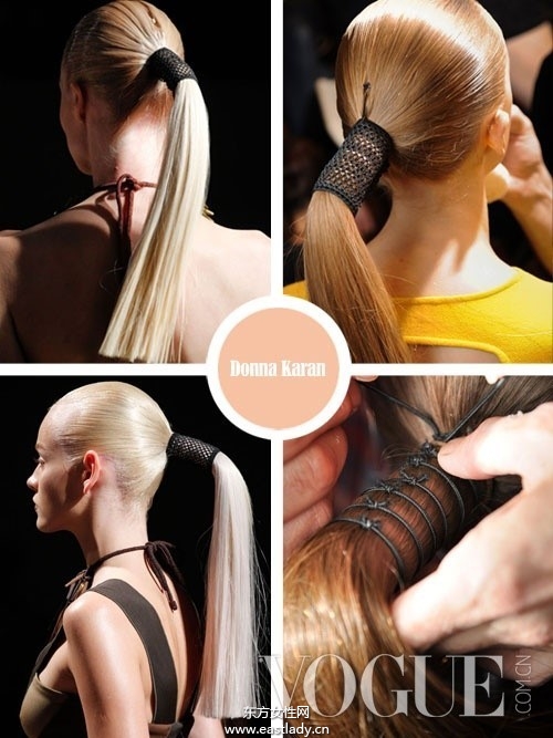 学明星马尾辫扎法时尚又高雅