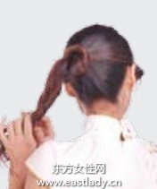 2013最新韩式扭发发型扎法步骤