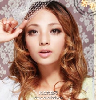 网纱欧风卷卷烫浪漫不失华贵