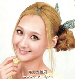 2013最新侧花苞发型设计简约不简单