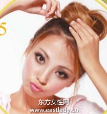 2013最新发型华丽甜美感花苞头