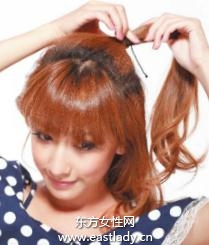 2013最新海军风高翘散发发型 时尚俏丽