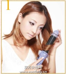 编发手法搭配微卷发尾打造清新感发型