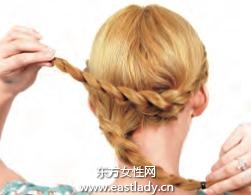 2013今年最流行的发型清爽辫盘发发型