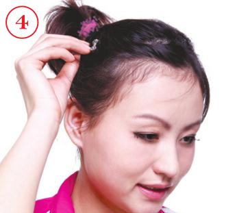 2012新款马尾辫的扎法 大脸变小脸