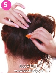 柔媚动人盘发发型设计