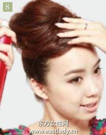 2013最新蓬松高盘发造型 给人潇洒不拘一格之感