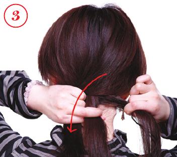 编发图解打造甜美小女人麻花辫