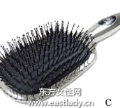 不同用途发梳打造随意发型