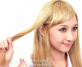 卡哇伊斜刘海发型设计 马上变可爱