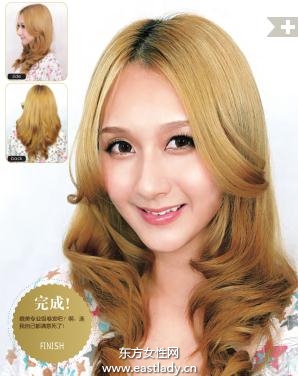 内卷卷发发型小脸发型的首选款式