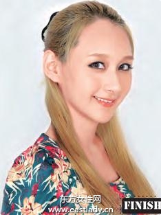 时尚公主头配发髻 婉约迷人心情随之绽放