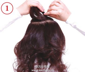 圣诞约会帅气个性发型更显高雅气质