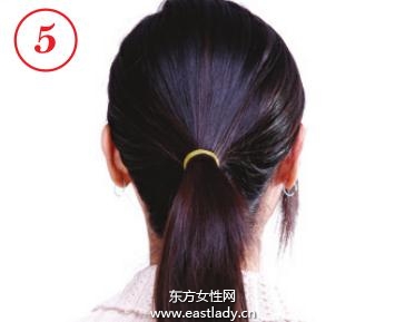 2013新款马尾辫的扎法图解 美化你的脸部轮廓