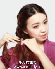 韩式双侧编发发型提升女人味