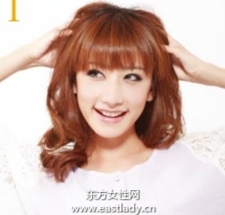 可爱空心卷发型设计焕发柔美服帖感